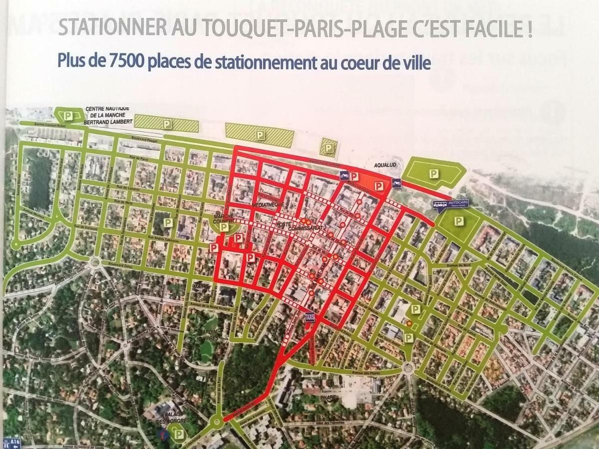 Sunny Days - App 60 M2 Avec Balcon, 4 Pers, 3E Etage, Au Calme Et Ensoleille Leilighet Le Touquet Eksteriør bilde